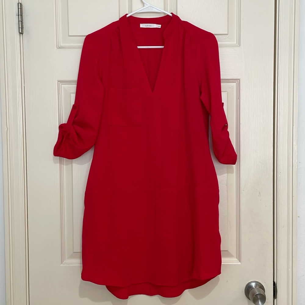 NWOT Lush Red Dress